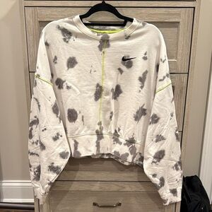 Nike Tie Dye Oversize Crop Sweatshirt